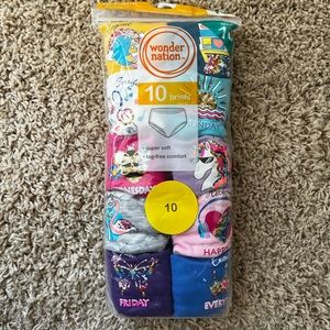 🧚‍♀️7days a week girls underwear pack of 10